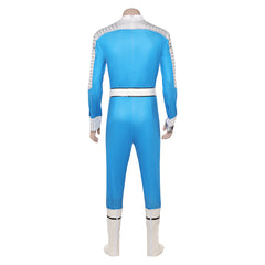 The Fantastic Four: First Steps (2025) The Thing blau Jumpsuit Benjamin Jacob Cosplay Kostüm