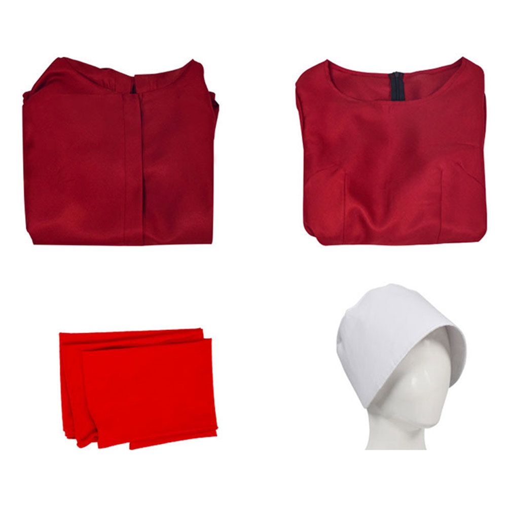 The Handmaid's Tale June Osborne rot Cosplay Kostüm