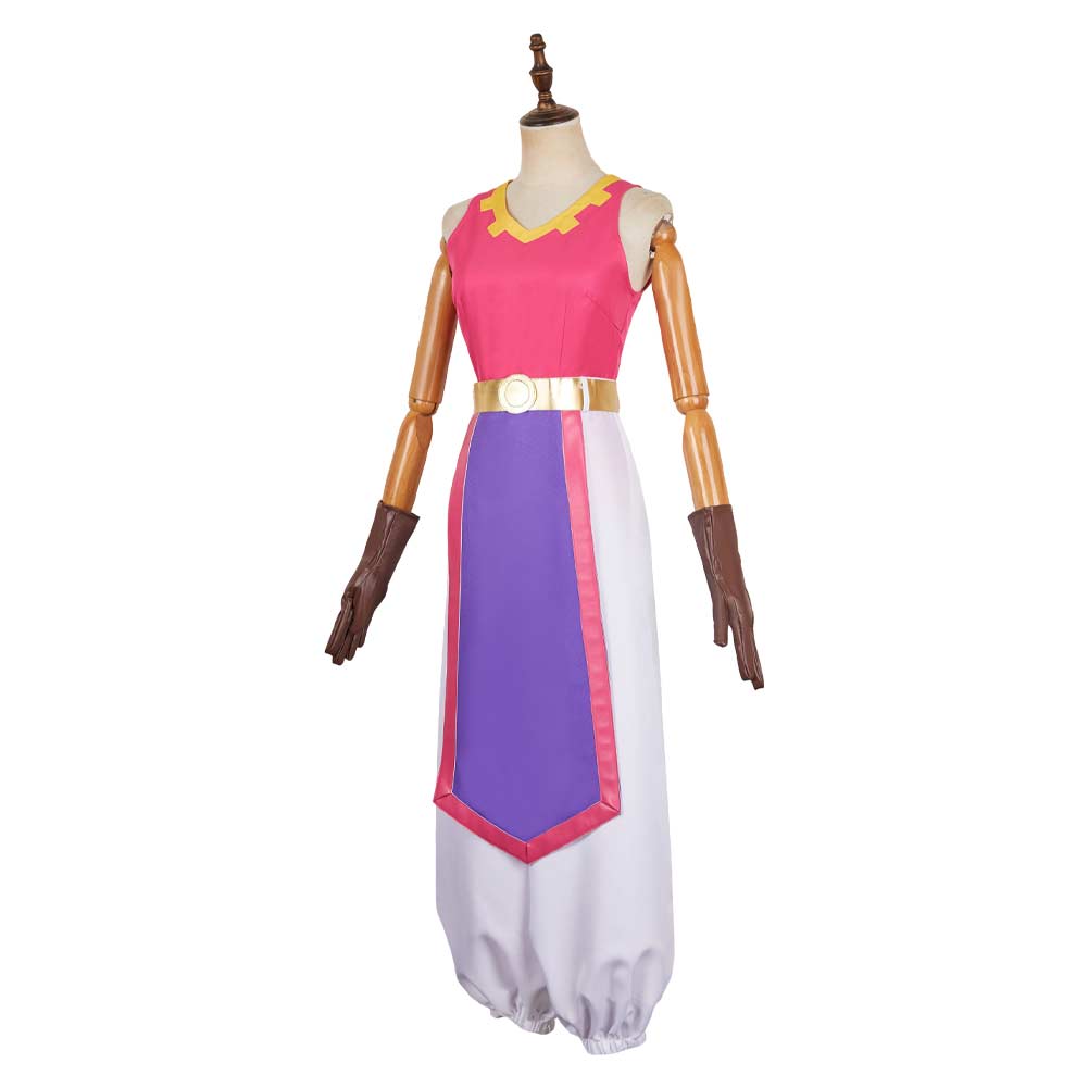 The Legend of Zelda: Echoes of Wisdom Prizessin Zelda rosa Kostüm Cosplay Outfits