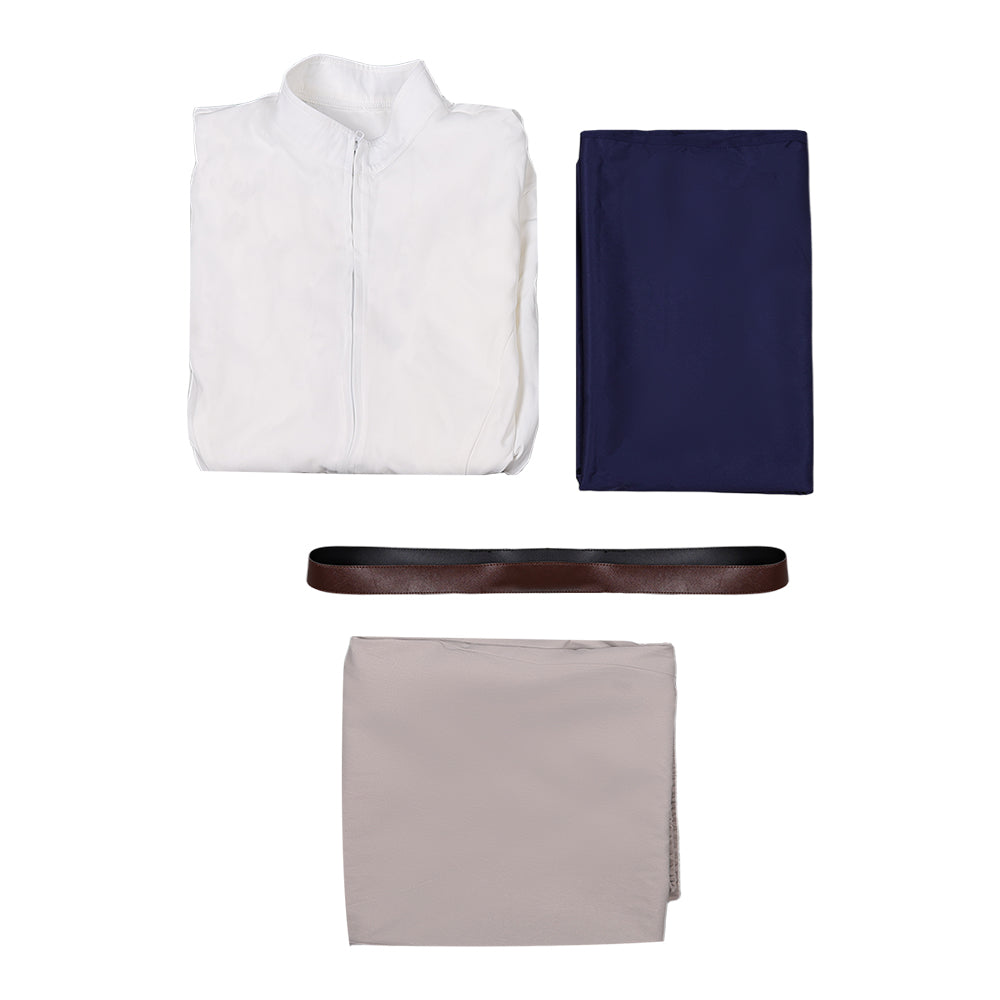 The Ninth Jedi Ethan weiß Kostüm Cosplay Outfit