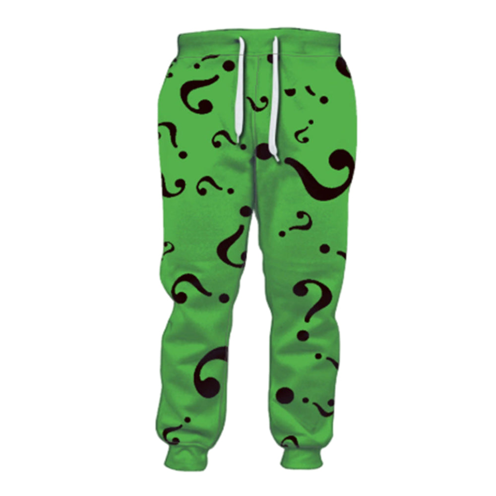 The Riddler grün Kostüm Set Batman Edward Nygma Cosplay Outfit 