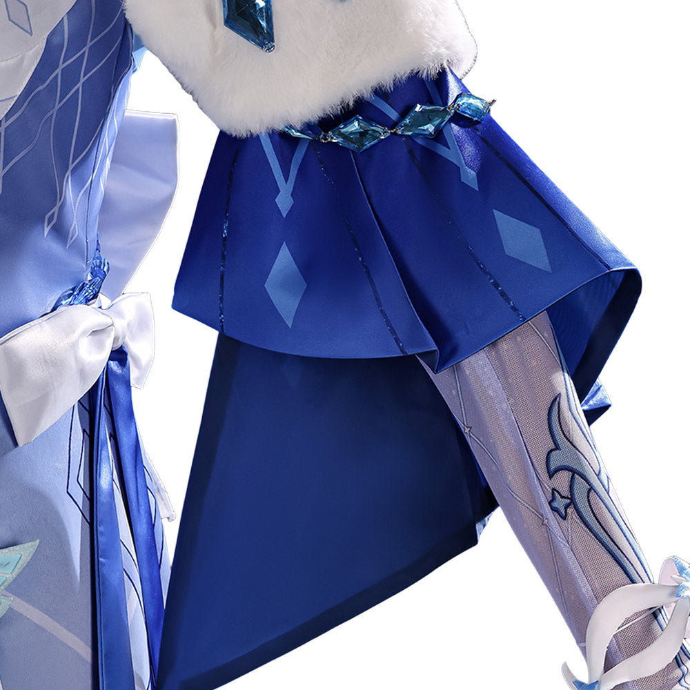 The Tsaritsa blau Kostüm Set Genshin Impact The Tsaritsa Cosplay Outfit