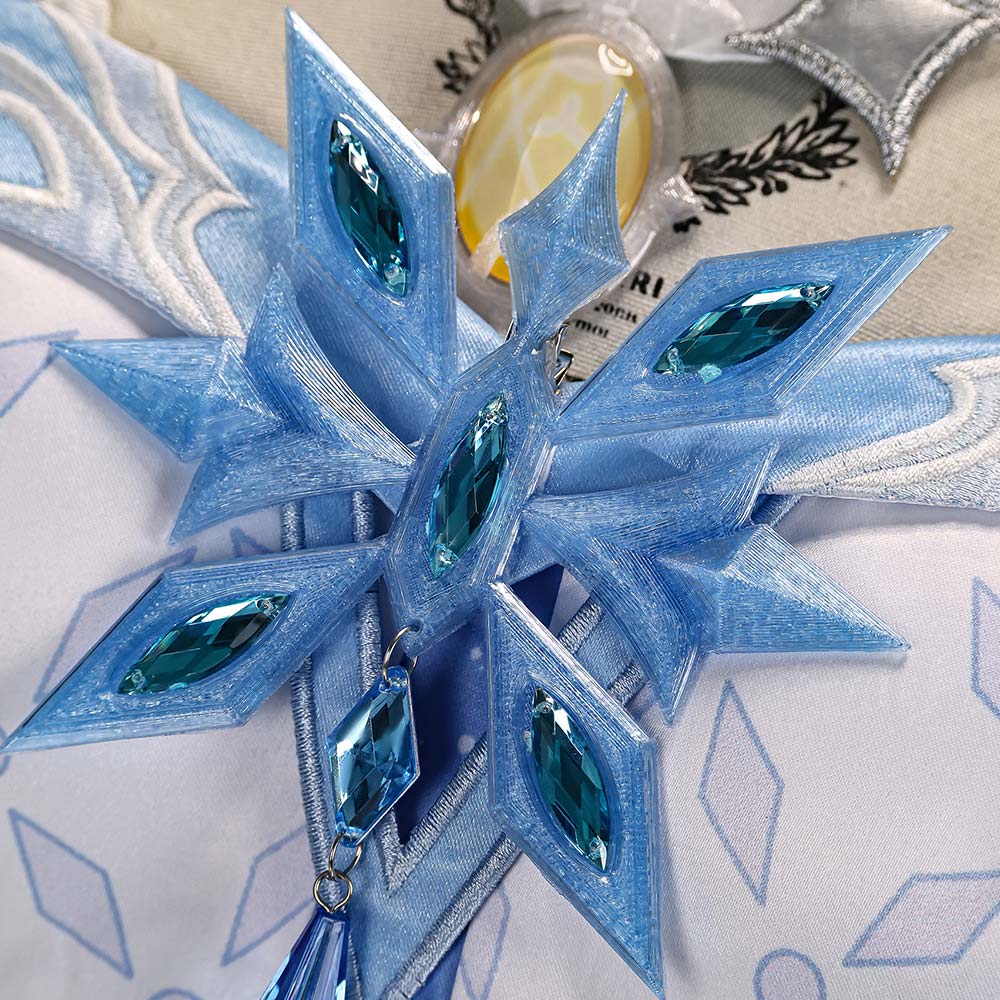 The Tsaritsa blau Kostüm Set Genshin Impact The Tsaritsa Cosplay Outfit