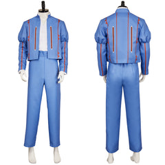 The Witcher: Sirens of the Deep Jaskier blau Anzug Cosplay Outfits