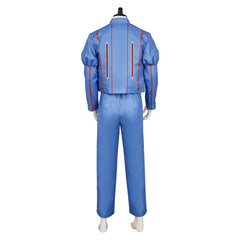 The Witcher: Sirens of the Deep Jaskier blau Anzug Cosplay Outfits