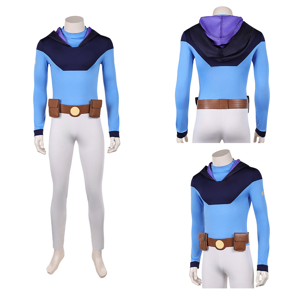 Thragg Kostüm Set Invincible Thragg weiß blau Cosplay Outfit