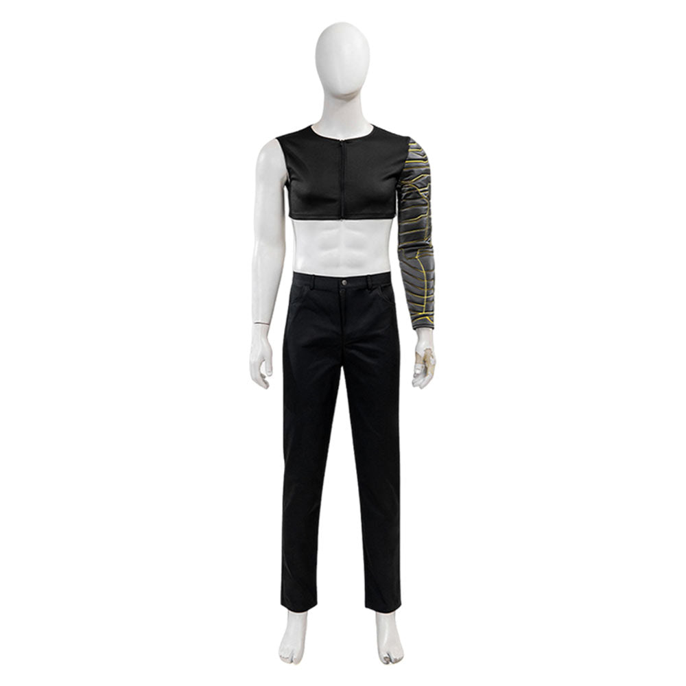 Thunderbolts 2025 Bucky Barnes Winter Soldier Kostüm Set Cosplay Outfits