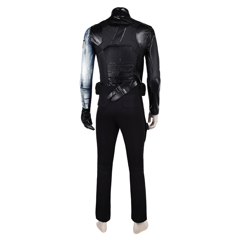 Thunderbolts Winnersolder schwarz Kostüm Set Bucky Bames Cosplay Outfits