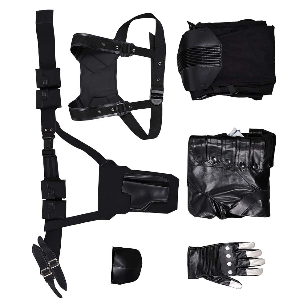 Thunderbolts Winnersolder schwarz Kostüm Set Bucky Bames Cosplay Outfits