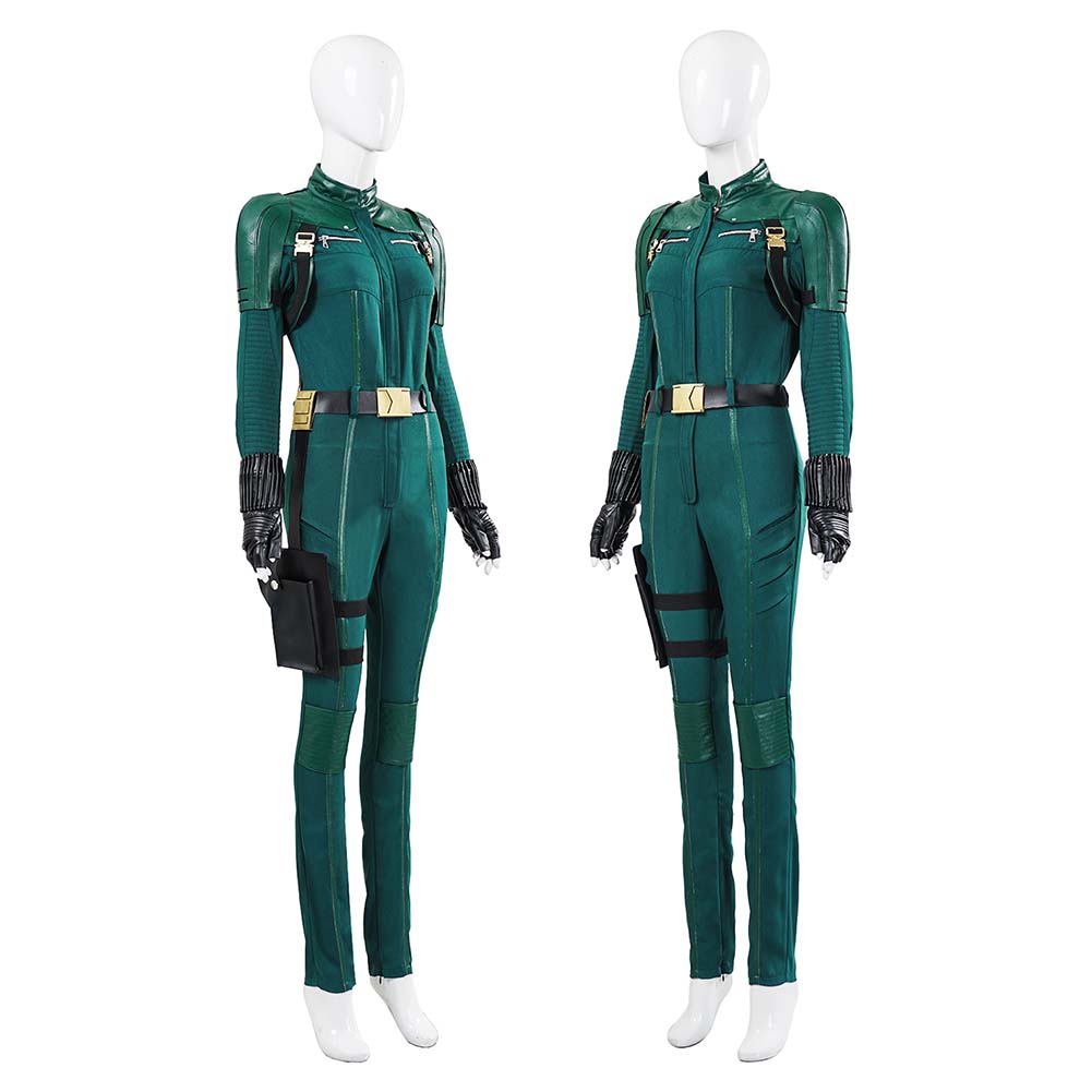Thunderbolts* (2025) Yelena Belova grün Jumpsuit Cosplay Kostüm