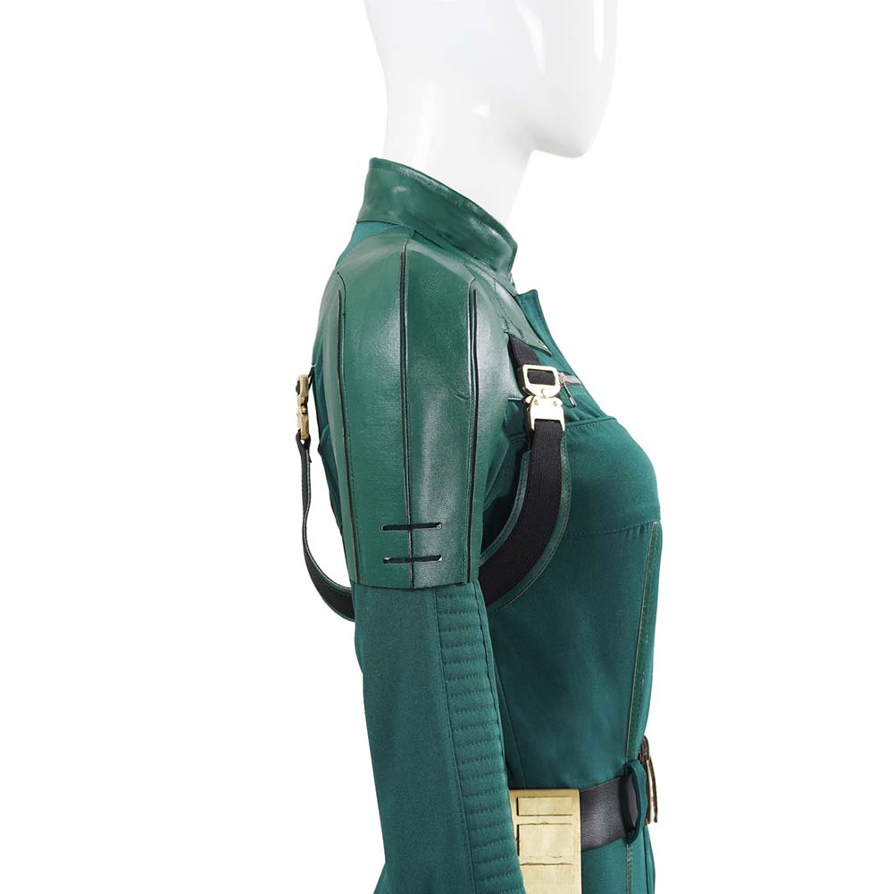 Thunderbolts* (2025) Yelena Belova grün Jumpsuit Cosplay Kostüm