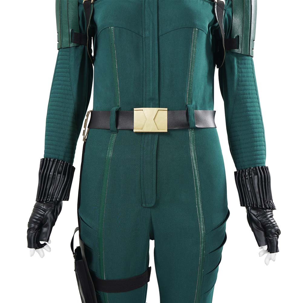 Thunderbolts* (2025) Yelena Belova grün Jumpsuit Cosplay Kostüm