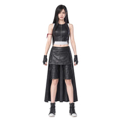 Tifa Lockhart schwarz Kostüm Set Final Fantasy VII Tifa Lockhart Cosplay Outfit