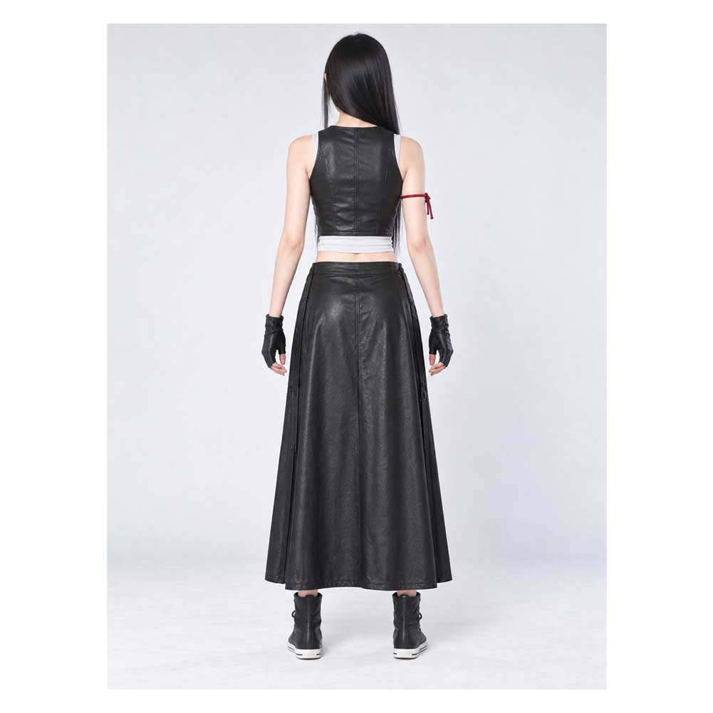 Tifa Lockhart schwarz Kostüm Set Final Fantasy VII Tifa Lockhart Cosplay Outfit