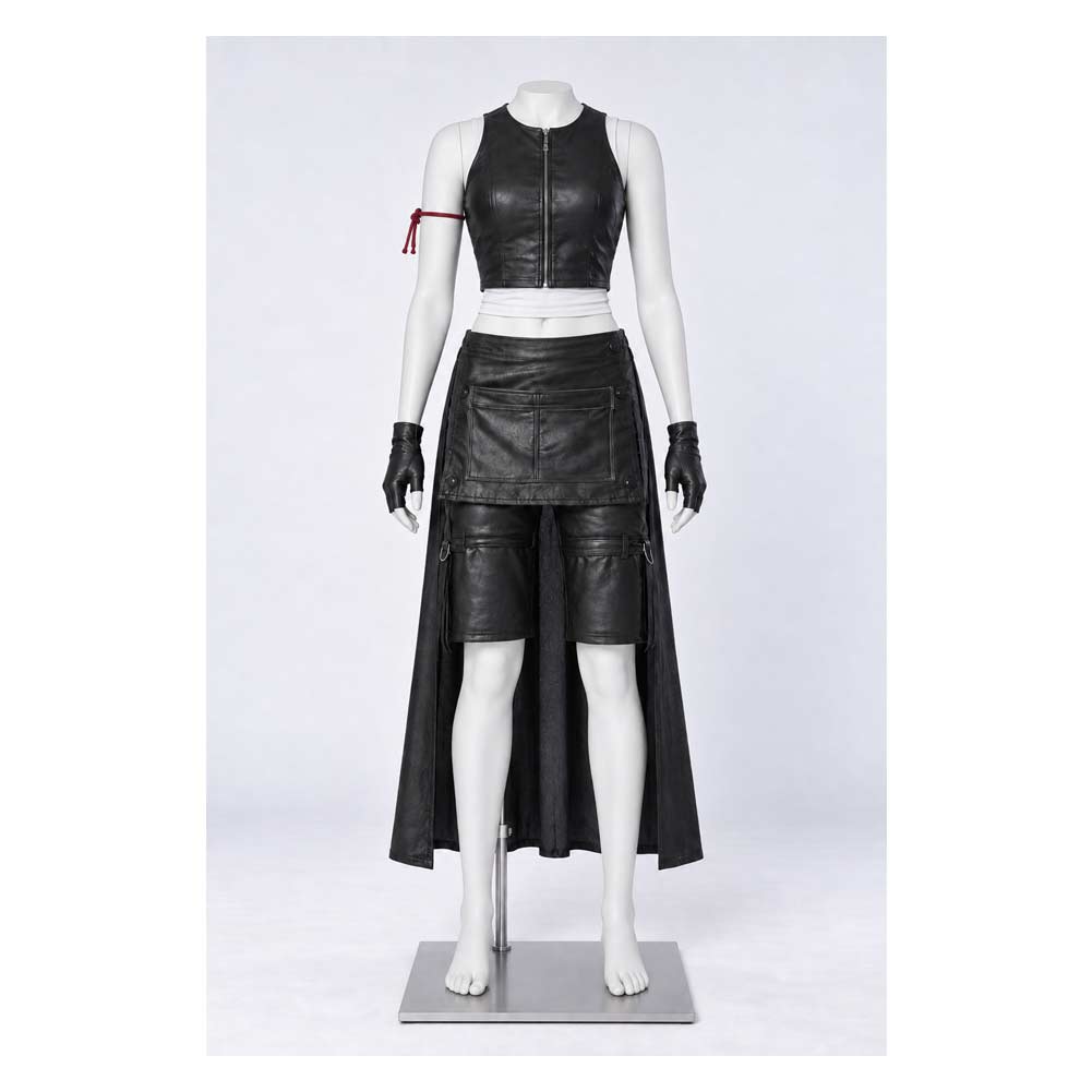 Tifa Lockhart schwarz Kostüm Set Final Fantasy VII Tifa Lockhart Cosplay Outfit