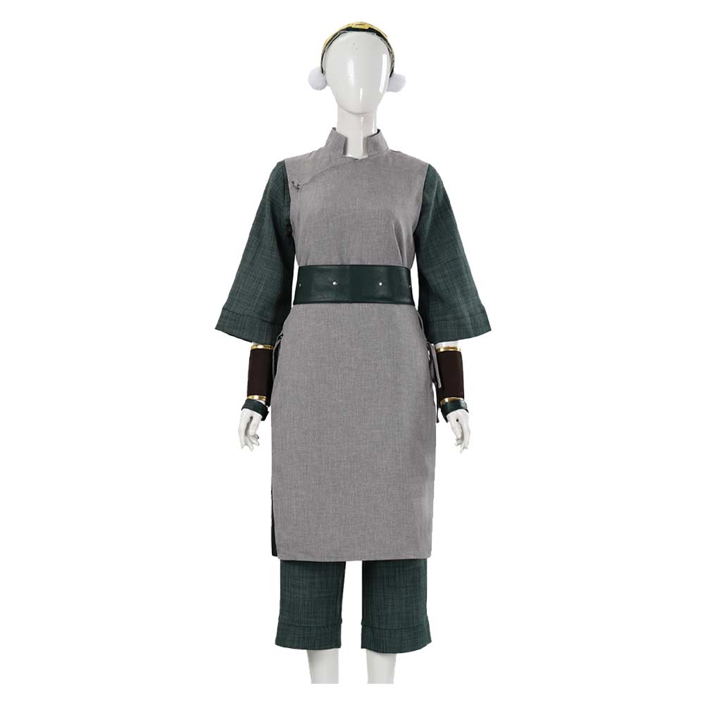 Toph Beifong grau Kostüm Set Avatar: The Last Airbender Toph Cosplay Outfit