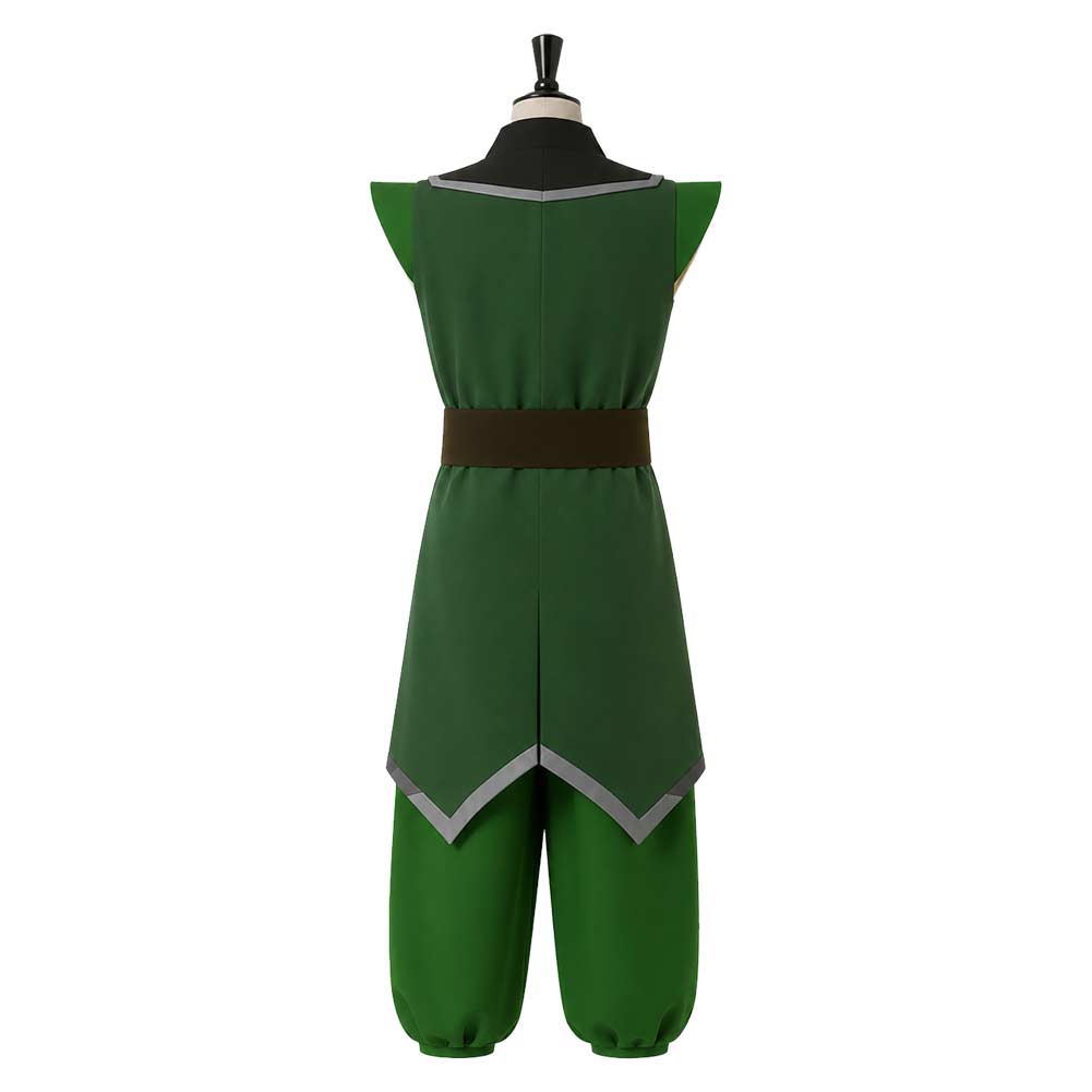 Toph Beifong grün Kostüm Set Avatar: The Last Airbender Toph Beifong Cosplay Outfit