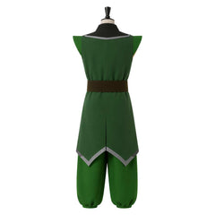 Toph Beifong grün Kostüm Set Avatar: The Last Airbender Toph Beifong Cosplay Outfit