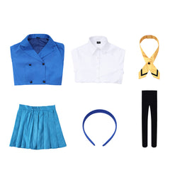 Umi Ryuuzaki blau Kostüm Set Magic Knight Rayearth Umi Ryuuzaki Cosplay Outfit