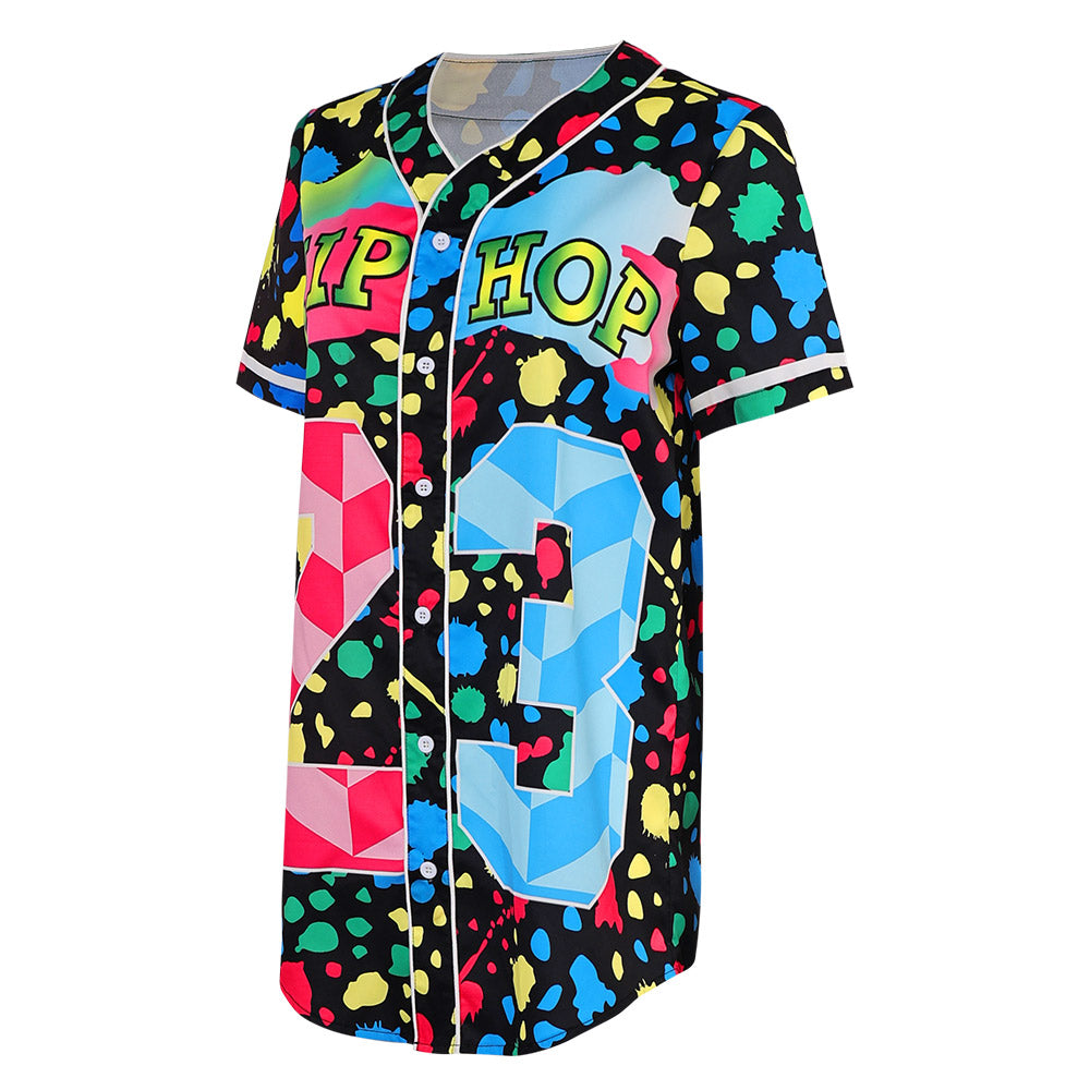 unisex Erwachsene 80er Baseball Cosplay Kostüm Outfits Halloween Karneval Anzug hiphop