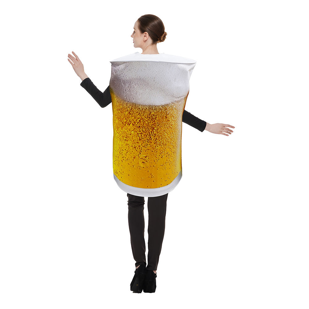 unsex Erwachsene Oktoberfest Cosplay Kostüm Kostüme Halloween Karneval Anzug Bierglas