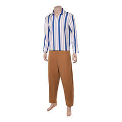Usopp Kostüm Set ONE PIECE: Into the Grand Line Usopp gestreift Outfit