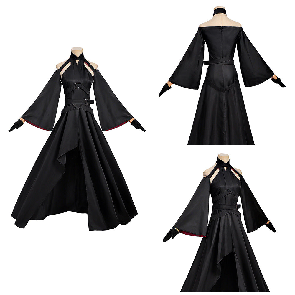 Velvet schwarz Kleid The Ribbon Hero 2026 Velvet Cosplay Outfit