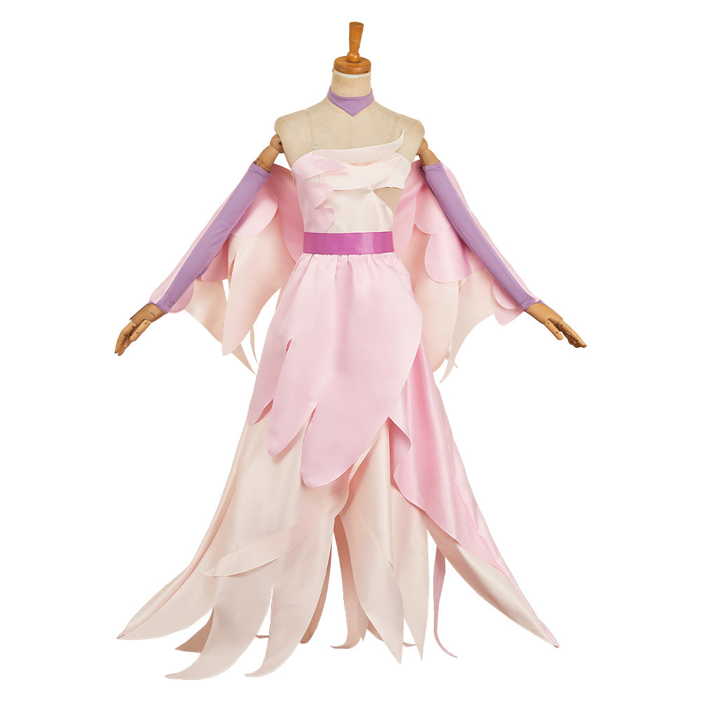 Velvette Hellaverse rosa Kostüm Hazbin Hotel Velvet Cosplay Outfit