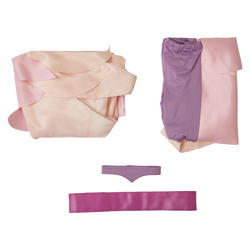 Velvette Hellaverse rosa Kostüm Hazbin Hotel Velvet Cosplay Outfit