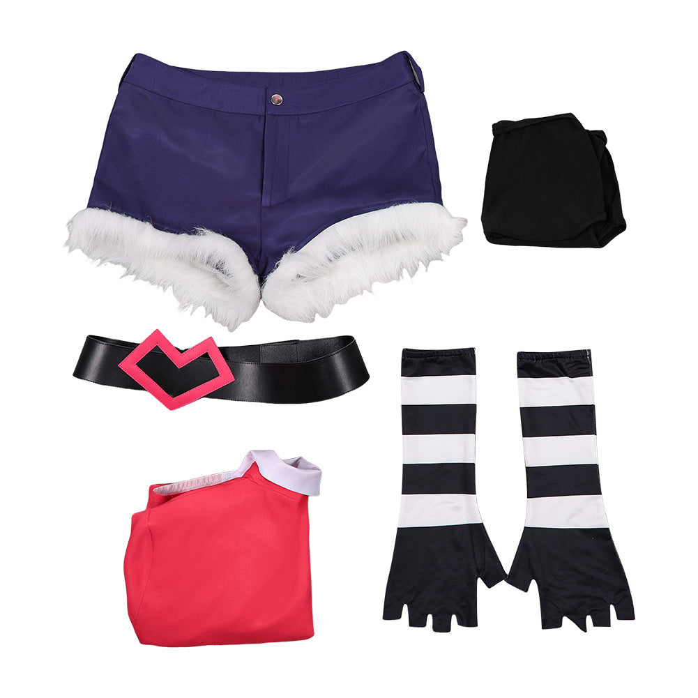 Velvette Outfits Hazbin Hotel Helluva Boss Velvette Cosplay Kostüm