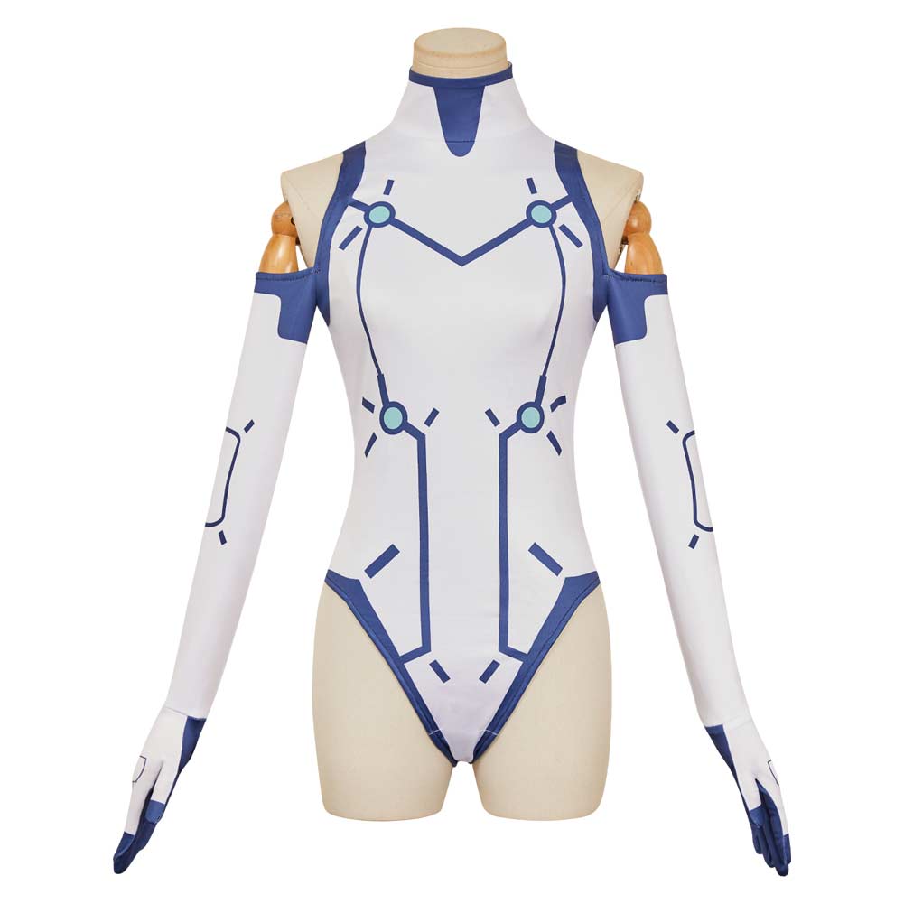 Vemola weiß Bodysuit Dandadan Bamora Cosplay Outfits