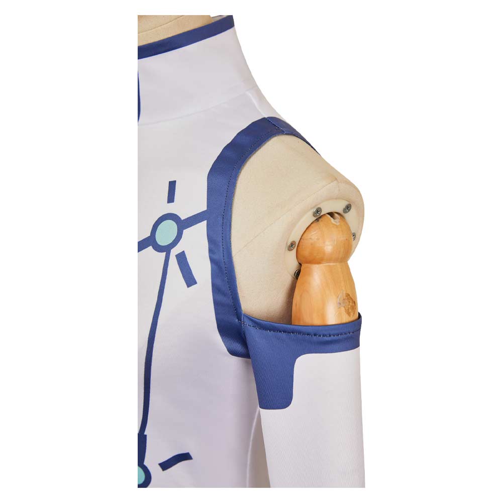 Vemola weiß Bodysuit Dandadan Bamora Cosplay Outfits