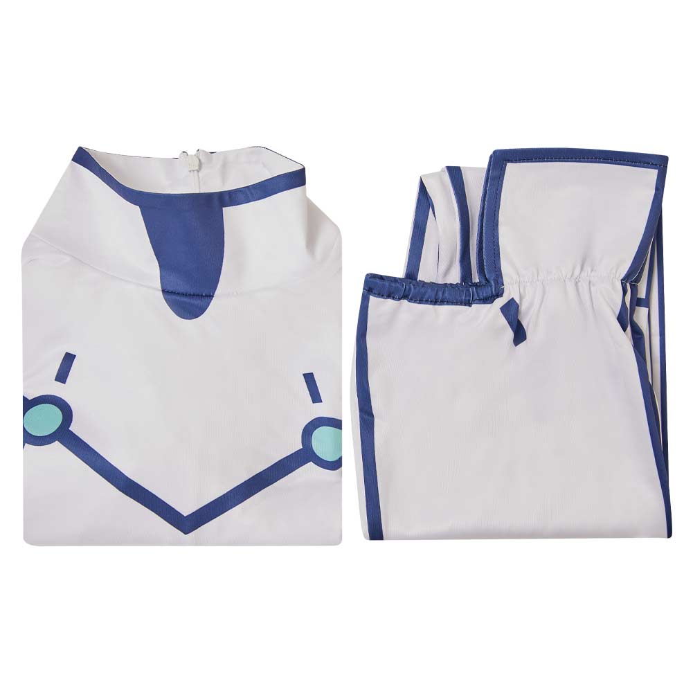 Vemola weiß Bodysuit Dandadan Bamora Cosplay Outfits