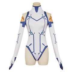 Vemola weiß Bodysuit Dandadan Bamora Cosplay Outfits