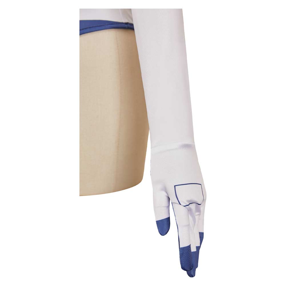 Vemola weiß Bodysuit Dandadan Bamora Cosplay Outfits