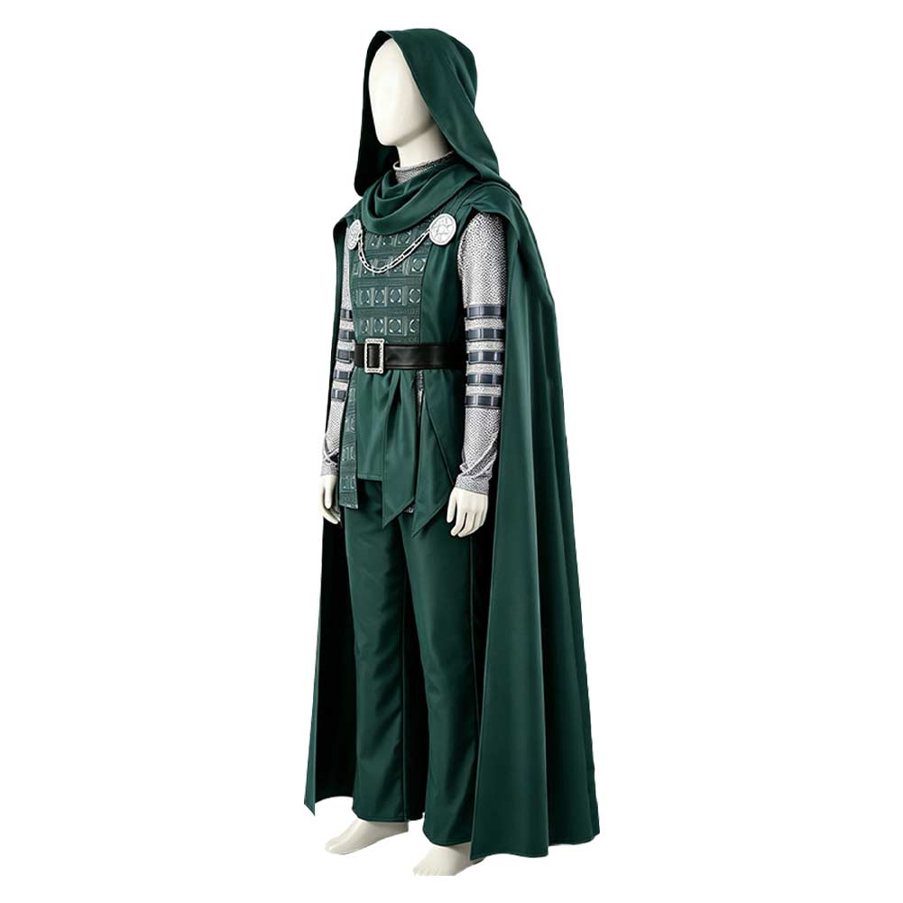 Victor von Doom grün Kostüm Set Avengers: Doomsday Doctor Doom Cosplay Outfit