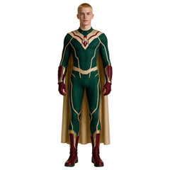 Vision grün Kostüm Set VisionQuest Vision Cosplay Outfit