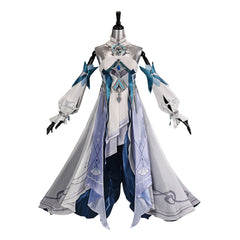 Vodyanitsa silber Kostüm Set Genshin Impact Vodyanitsa Cosplay Outfit