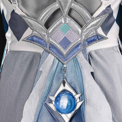 Vodyanitsa silber Kostüm Set Genshin Impact Vodyanitsa Cosplay Outfit