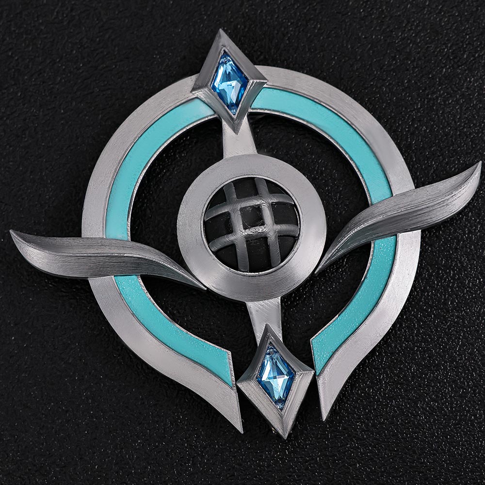 Vodyanitsa silber Kostüm Set Genshin Impact Vodyanitsa Cosplay Outfit