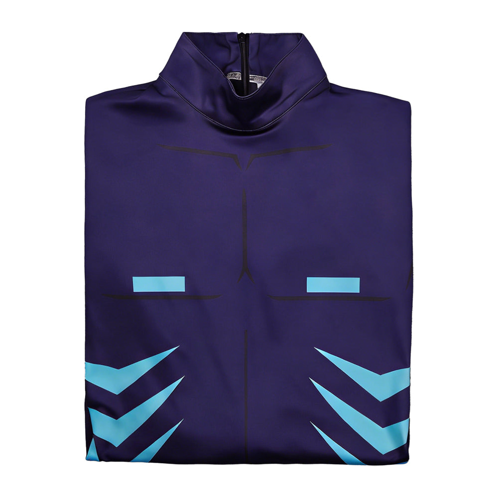 Vox blau Overall Hazbin Hotel Vox Jumpsuit Cosplay Outfit 