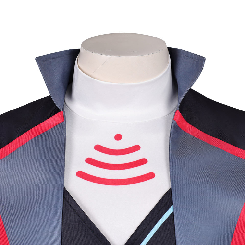 Vox schwarz Kostüm Hazbin Hotel 2025 Vincent Whittman Cosplay Outfit