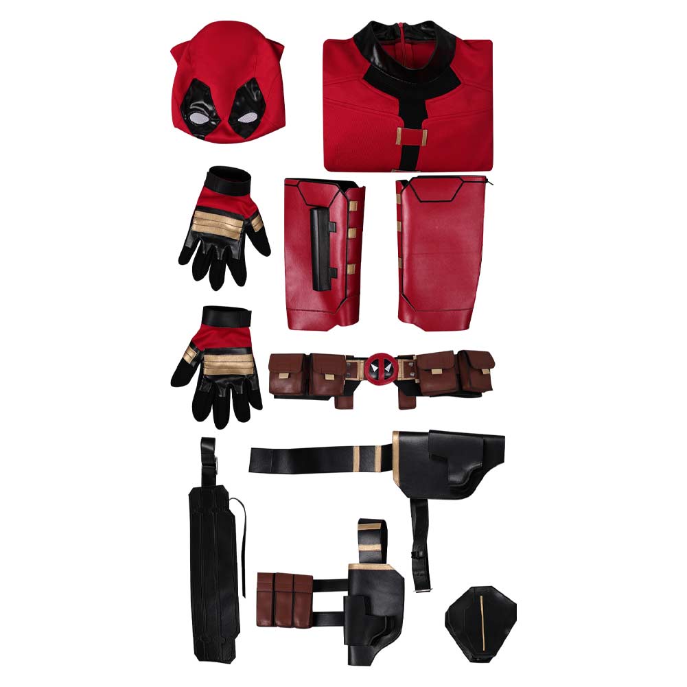 Wade Wilson Deadpool&Wolverine Deadpool Cosplay Jumpsuit Kostüm