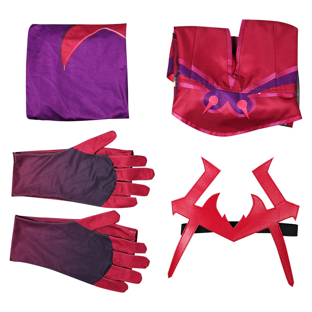 Wanda Maximoff Scarlet Witch rot Kostüm Cosplay Outfits