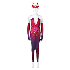 Wanda Maximoff Scarlet Witch rot Kostüm Cosplay Outfits