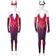 Wanda Maximoff Scarlet Witch rot Kostüm Cosplay Outfits