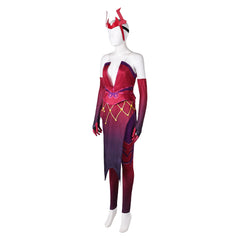 Wanda Maximoff Scarlet Witch rot Kostüm Cosplay Outfits
