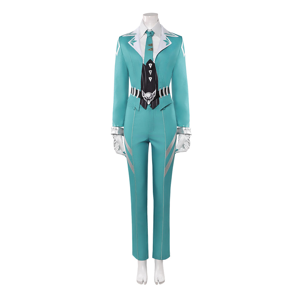 White Fox Kostüm Set M-Rivals Ami Han Cosplay Outfit