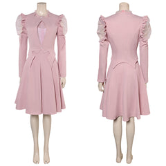 Wicekd 2024 Glinda Glinda rosa Kostüm Set Cosplay Outfits