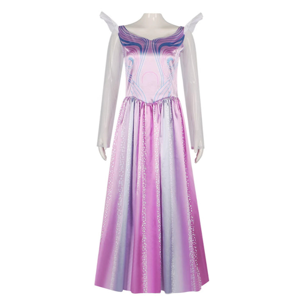 Wicked 2024 Glinda lila Kleid Cosplay Outfits